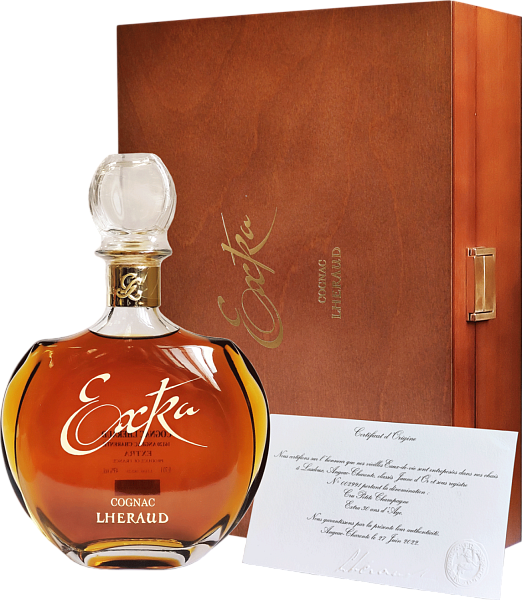 Lheraud Extra Cognac (wooden box), 0.7 л в Москве