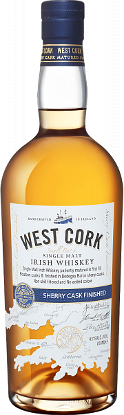 Виски West Cork Small Batch Sherry Cask Finished Single Malt Irish Whiskey, 0.7 л в Москве