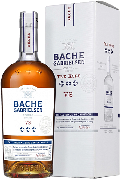 Bache-Gabrielsen Tre Kors Cognac VS (Подарочная упаковка), 0.7 л в Москве