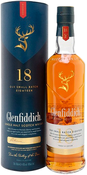 Glenfiddich Single Malt Scotch Whisky 18 y.o. (Подарочная упаковка), 0.7 л в Москве