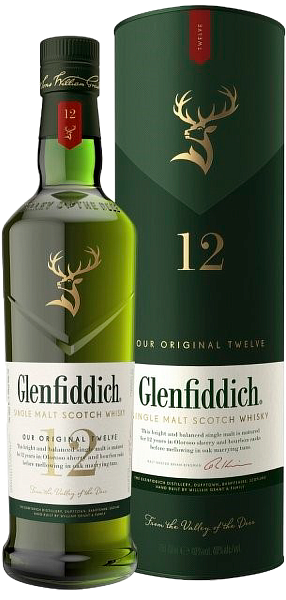 Glenfiddich Single Malt Scotch Whisky 12 y.o. (Подарочная упаковка), 0.7 л в Москве