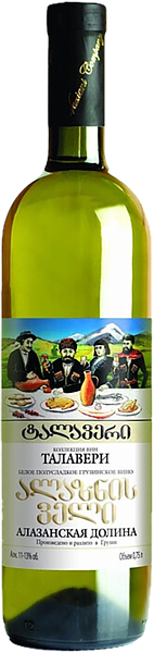 Talaveri Alazanskaya Valley White Vaziani, 0.75 л в Москве