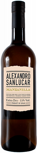 Alexandro Sanlucar Manzanilla DO Aecovi-Jerez, 0.75 л в Москве