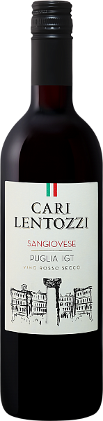 Cari Lentozzi Sangiovese Puglia IGT Villa Degli Olmi, 0.75 л в Москве