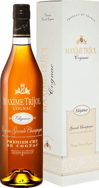 Maxime Trijol Cognac Elegance Grande Champagne Premier Cru (Подарочная упаковка), 0.7 л в Москве