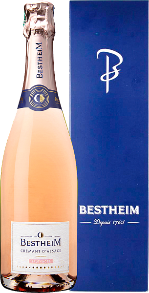 Cremant d'Alsace AOC Brut Rose Bestheim (Подарочная упаковка), 0.75 л в Москве