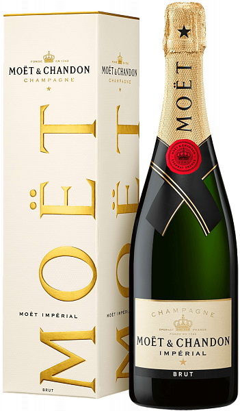 Moet & Chandon Imperial Brut Champagne AOC (Подарочная упаковка), 0.75 л в Москве