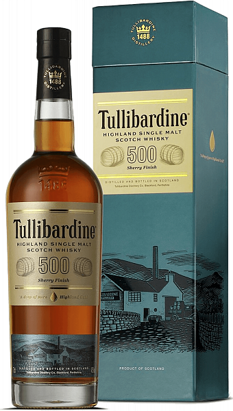 Tullibardine 500 Sherry Finish Highland Single Malt Scotch Whisky (Подарочная упаковка), 0.7 л в Москве