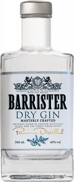 Barrister Dry Gin, 0.5 л в Москве