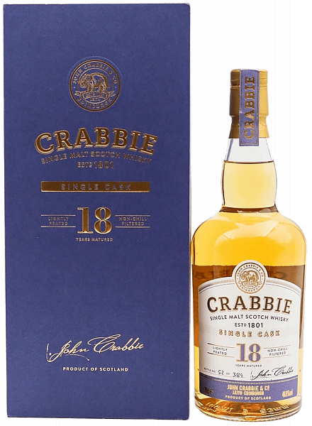 Crabbie's Single Malt Scotch Whisky 18 y.o. (Подарочная упаковка), 0.7 л в Москве