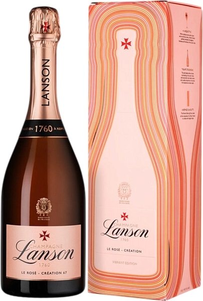 Lanson Le Rose Creation Brut Champagne AOC (Подарочная упаковка), 0.75 л в Москве