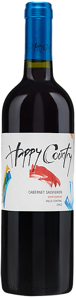 Happy Country Cabernet Sauvignon Central Valley DO Bodegas y Vinedos de Aguirre, 0.75 л в Москве