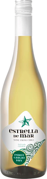 Вино Estrella del Mar Pinot Grigio Central Valley DO, 0.75 л в Москве